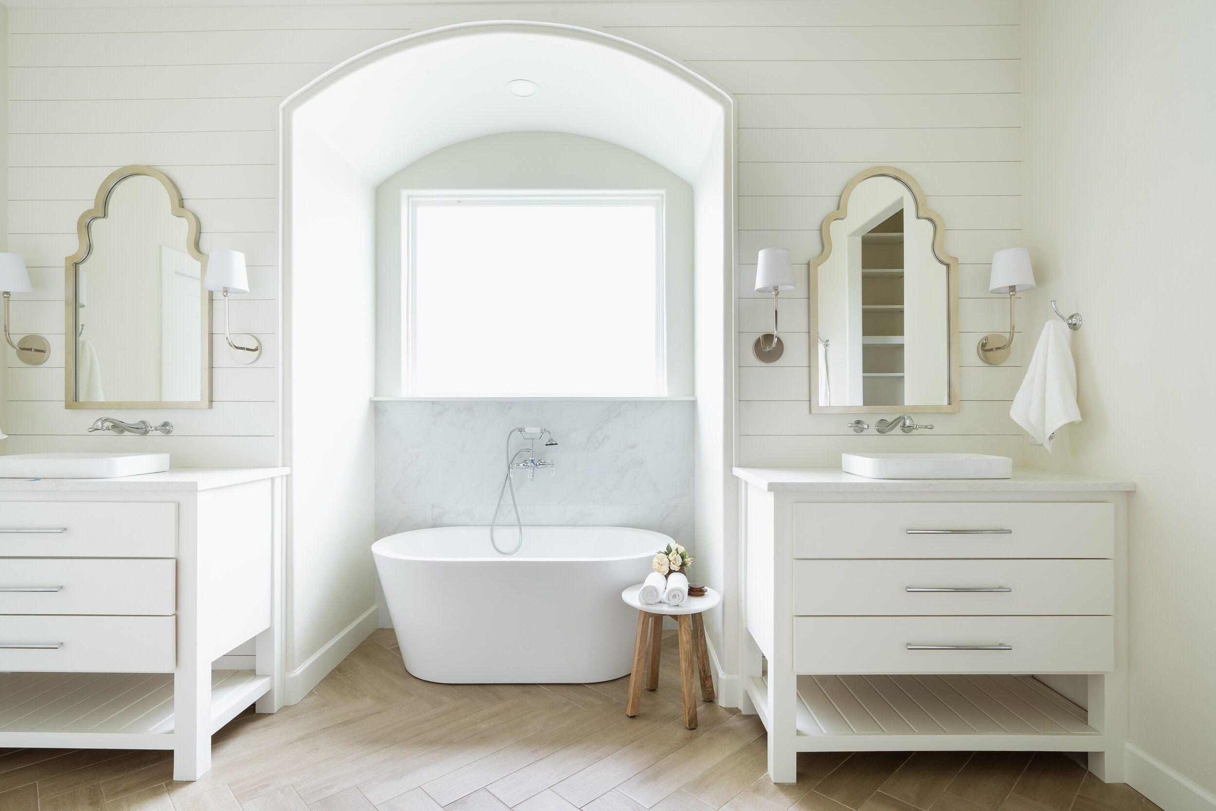 White master bathroom 