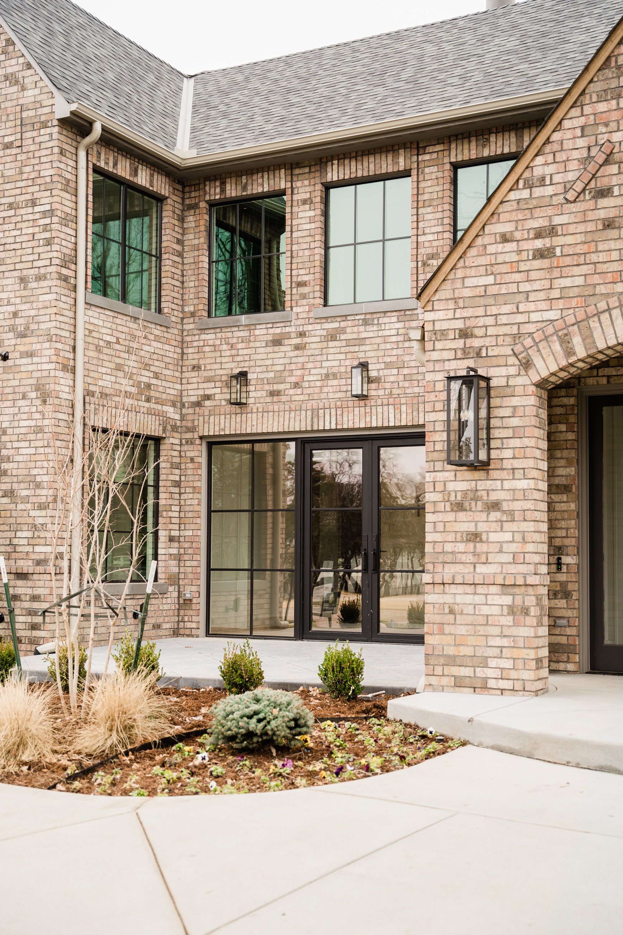 Light brick house exterior