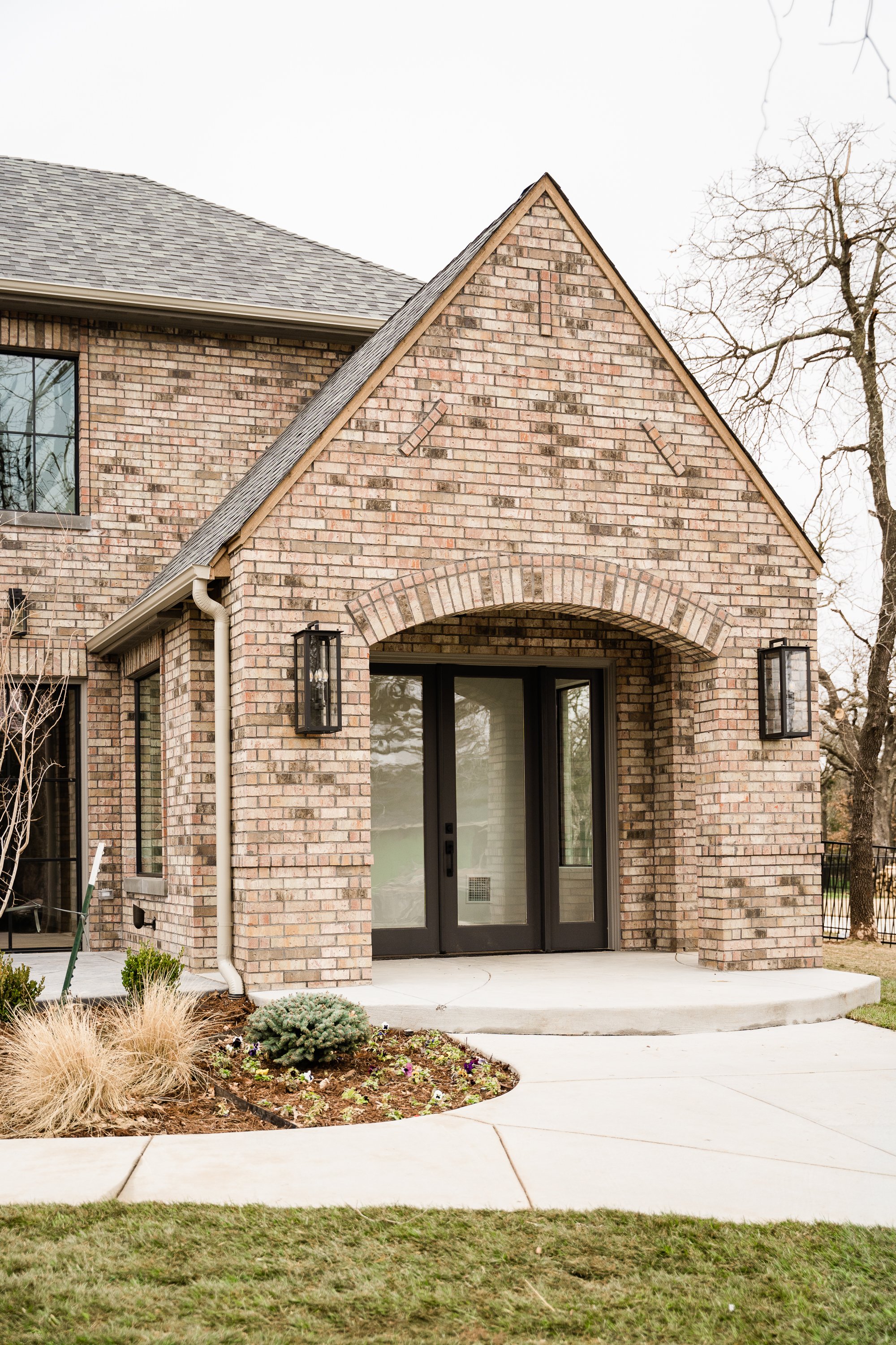 Light brick home exterior