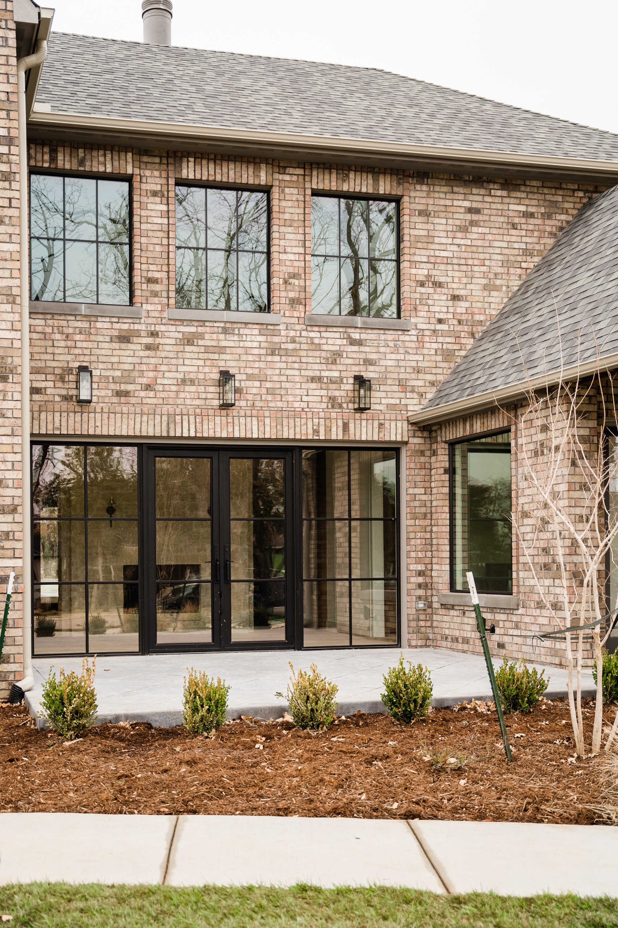 Light brick home exterior