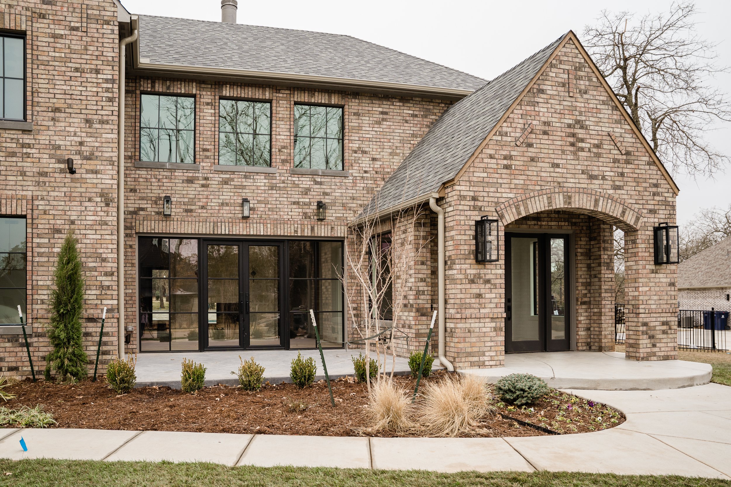 Light brick home exterior