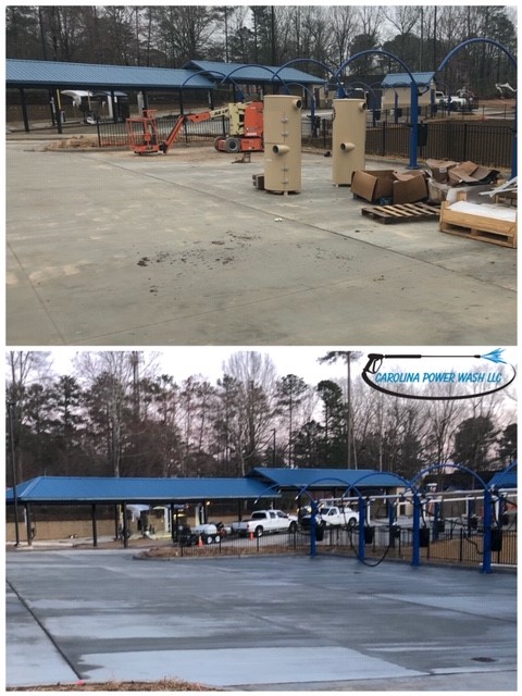 Commercial power washing in Apex, NC