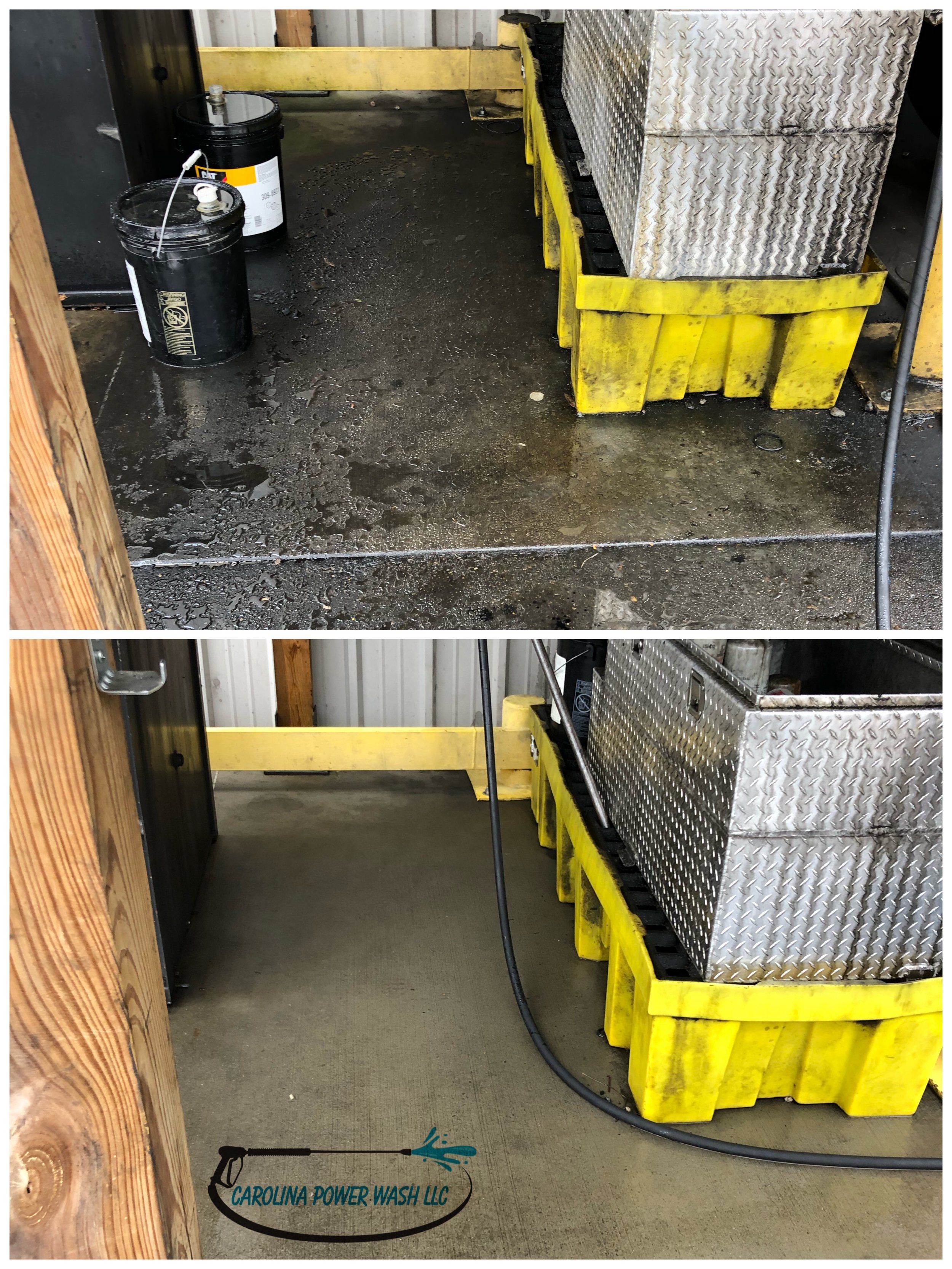 Used oil clean up