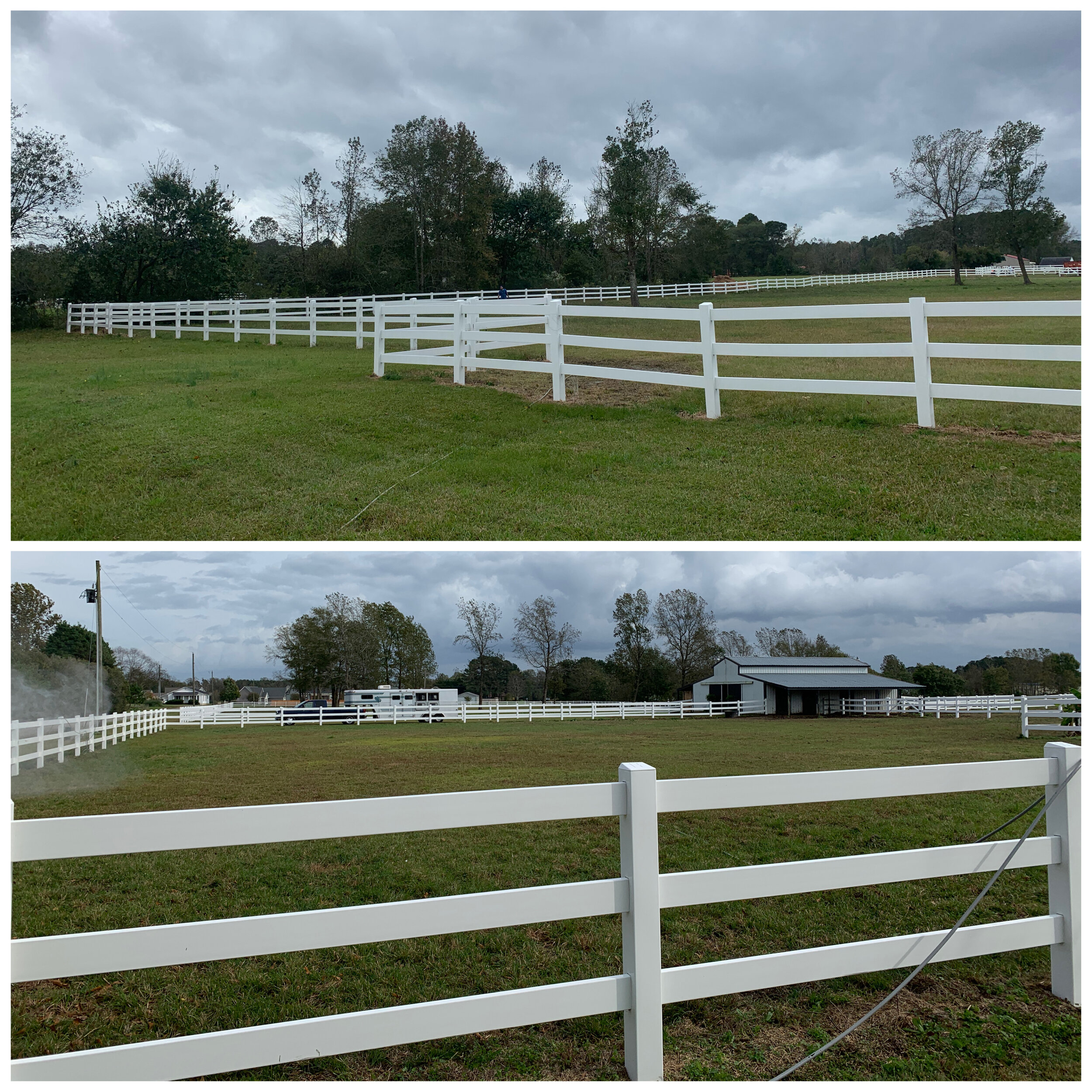 Fence washing in Smithfield