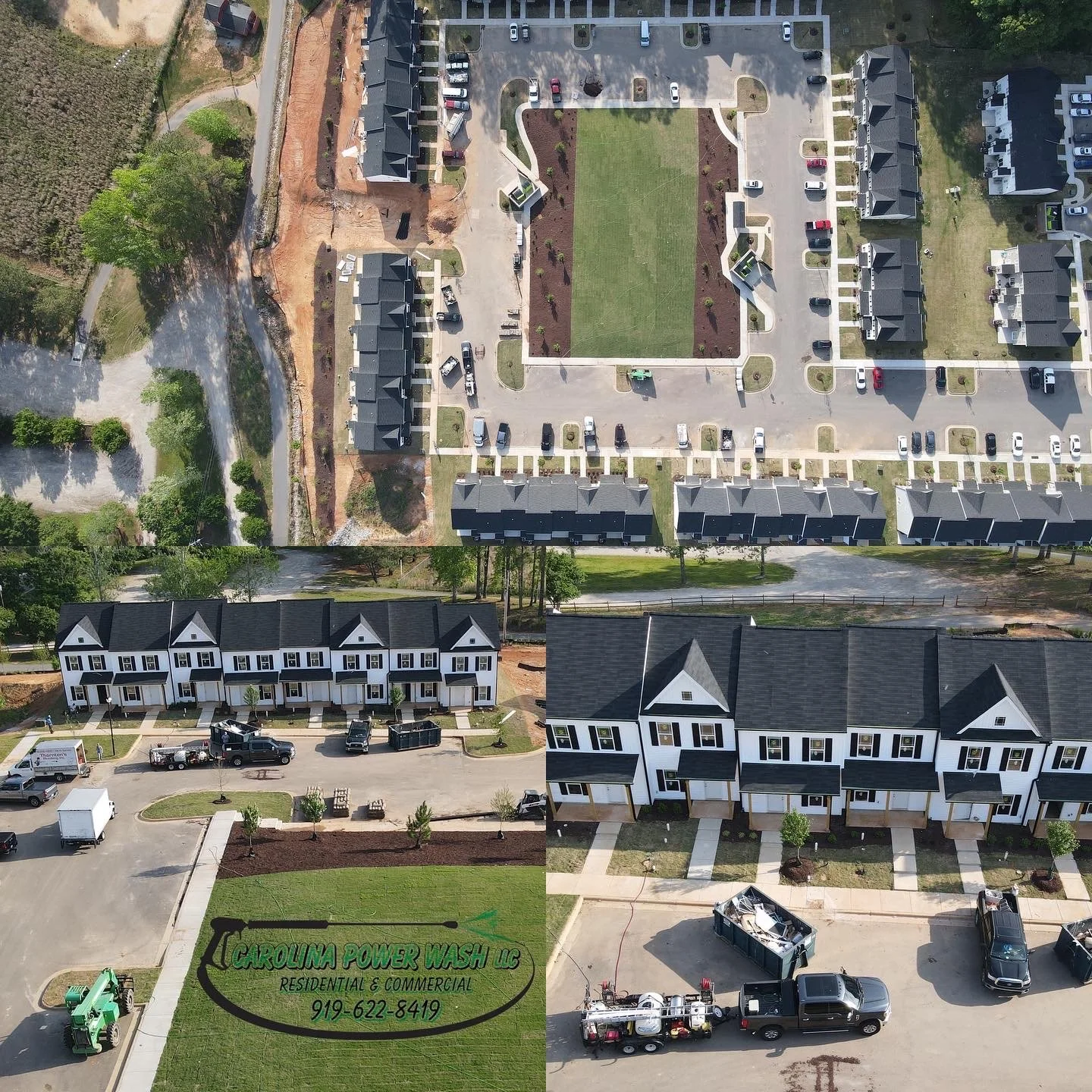 Multifamily, apartments, Townhomes and HOA Pressure Washing in Clayton NC