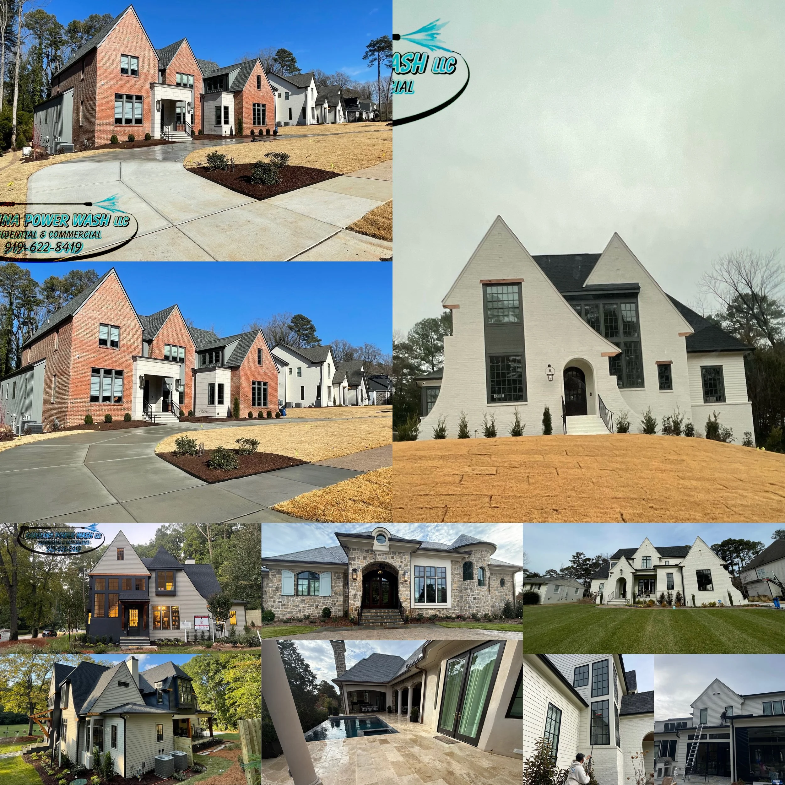 Carolina Power Wash provides professional Powerwashing and Pressure Washing services in the Raleigh area