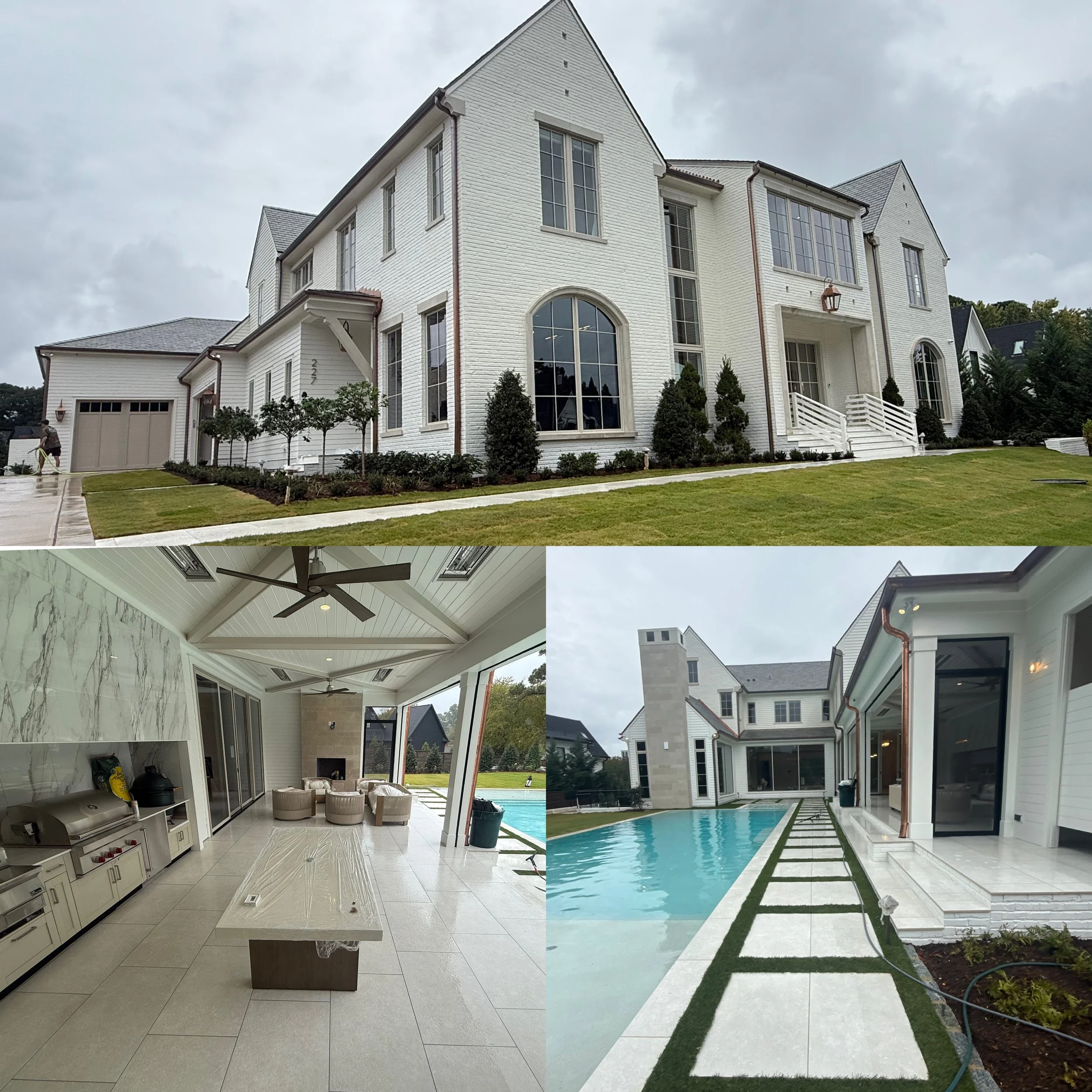 Pressure Washing services in Raleigh NC-Driveway Power washing-Exterior window cleaning