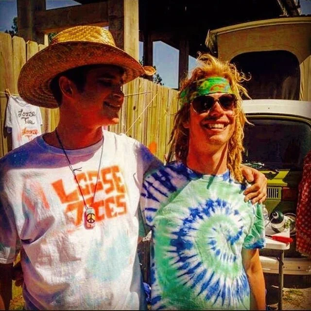 Throwback to our first T-shirt design when we just spray painted them ourselves. Catch Aaron at The Horse You Came In On today 11:30-4:30 and catch the full band tonight at @harvestwoodgrill from 10-1am! Let&rsquo;s Party!!