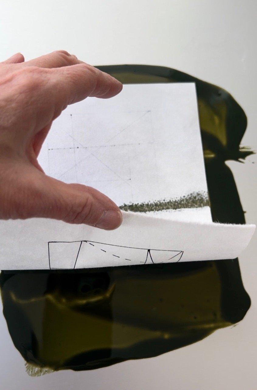 Exploring Encaustic Monotyp