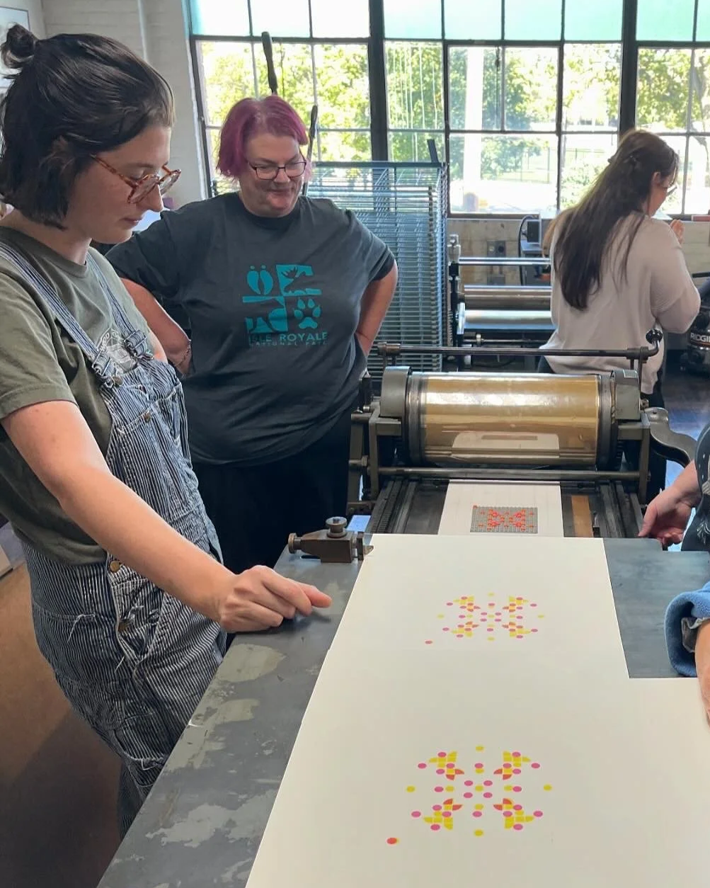 Letterpress Printed Greeting Card 