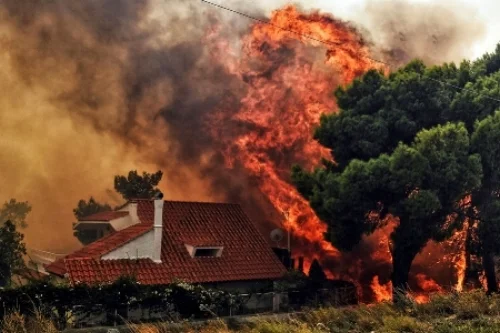 wild fires n Greece