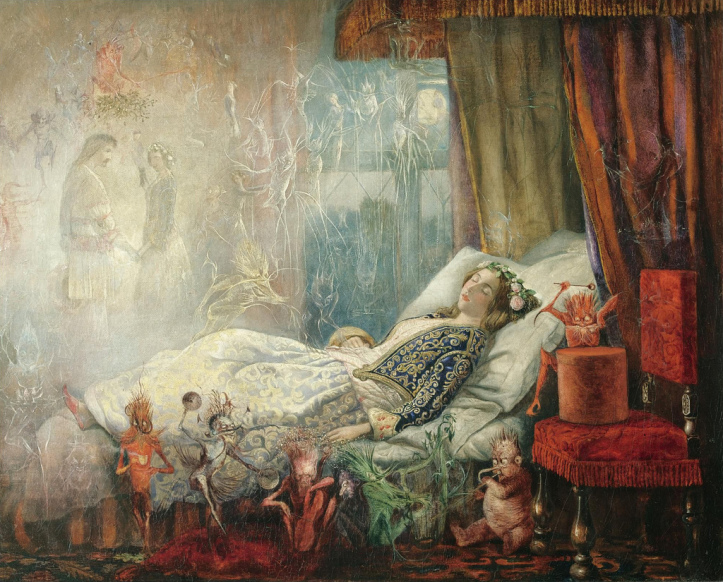 The Stuff that Dreams are Made of by John Anster Fitzgerald (1858)