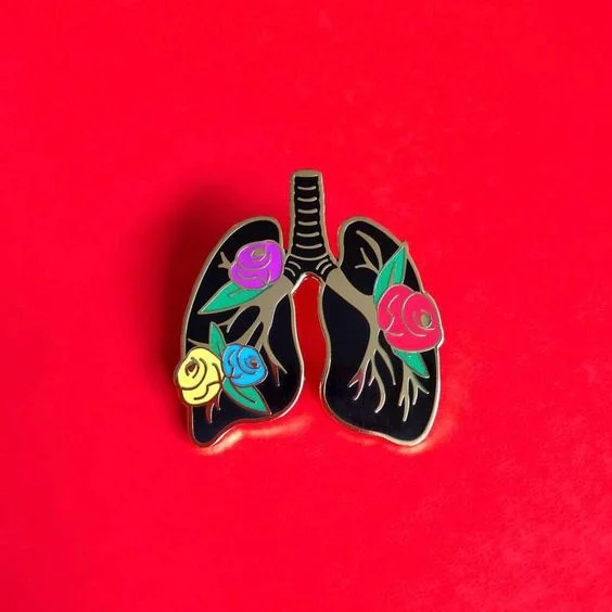 Shop this Lungs and Roses pin by Brat Box