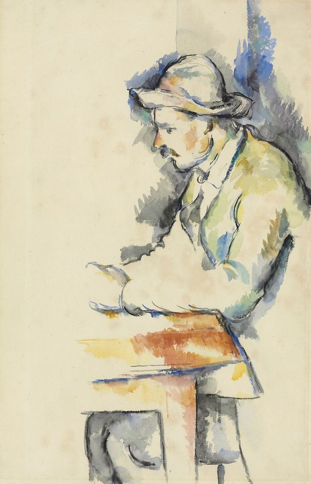 colored time Chronicling Concupiscent moments of things revealed and immortalized. Paul Cézanne A Card Player, 1892-96 Private Collection