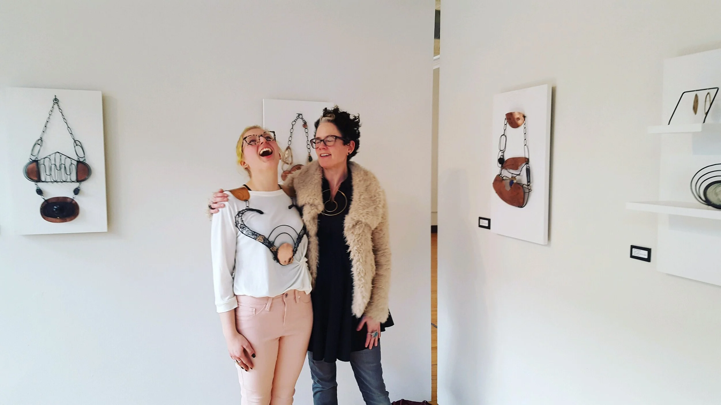 Holly “Ham” McDermott with mentor/professor Renee Zettle-Sterling, April 2019