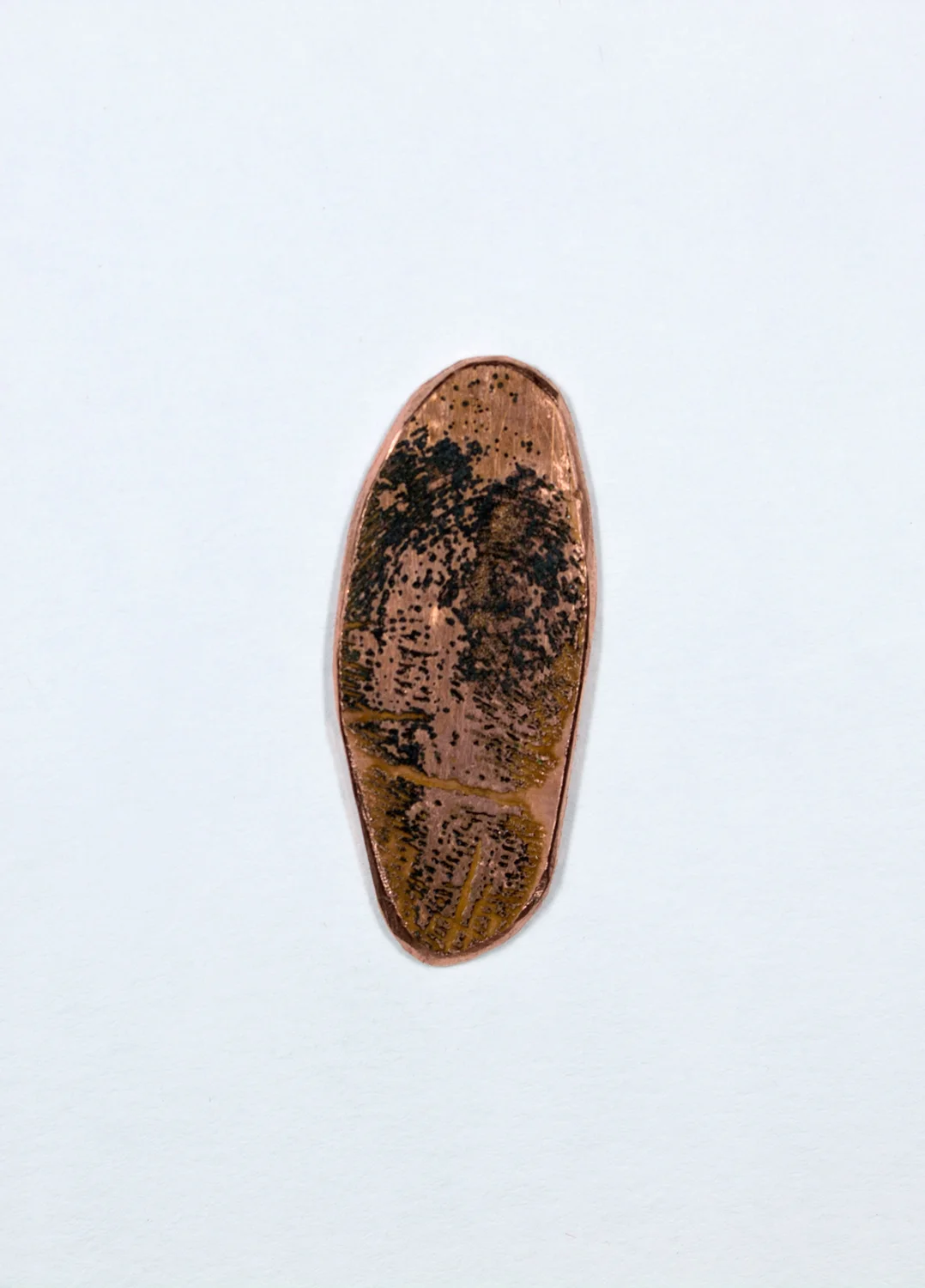 Etched Copper Plate of Finger Print 1