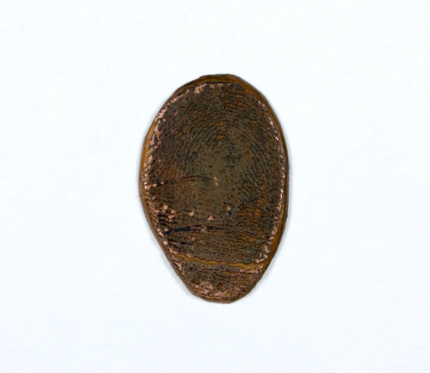 Etched Copper Plate of Finger Print 2