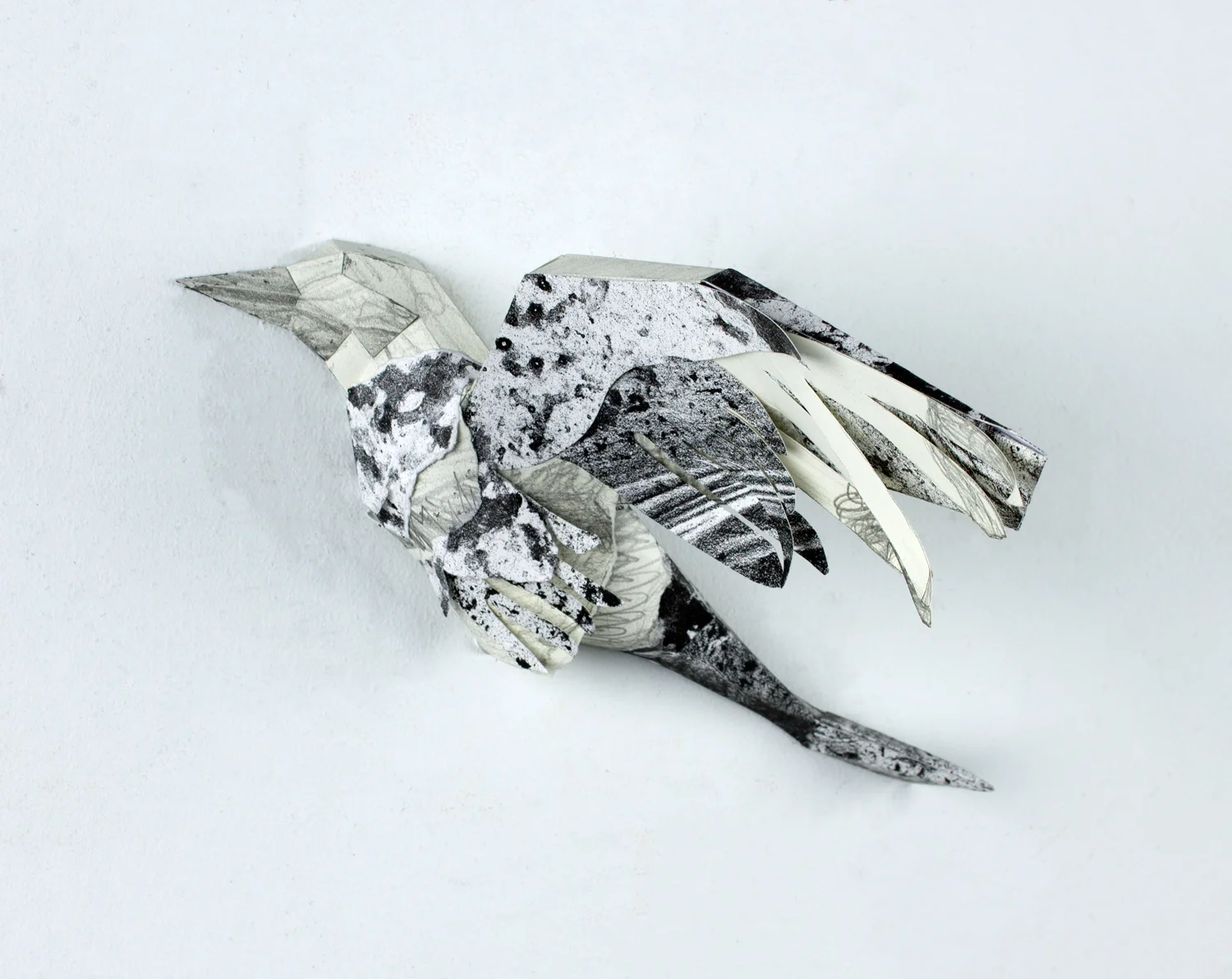Flight 2018 Lithograph Printed Paper Sculpture