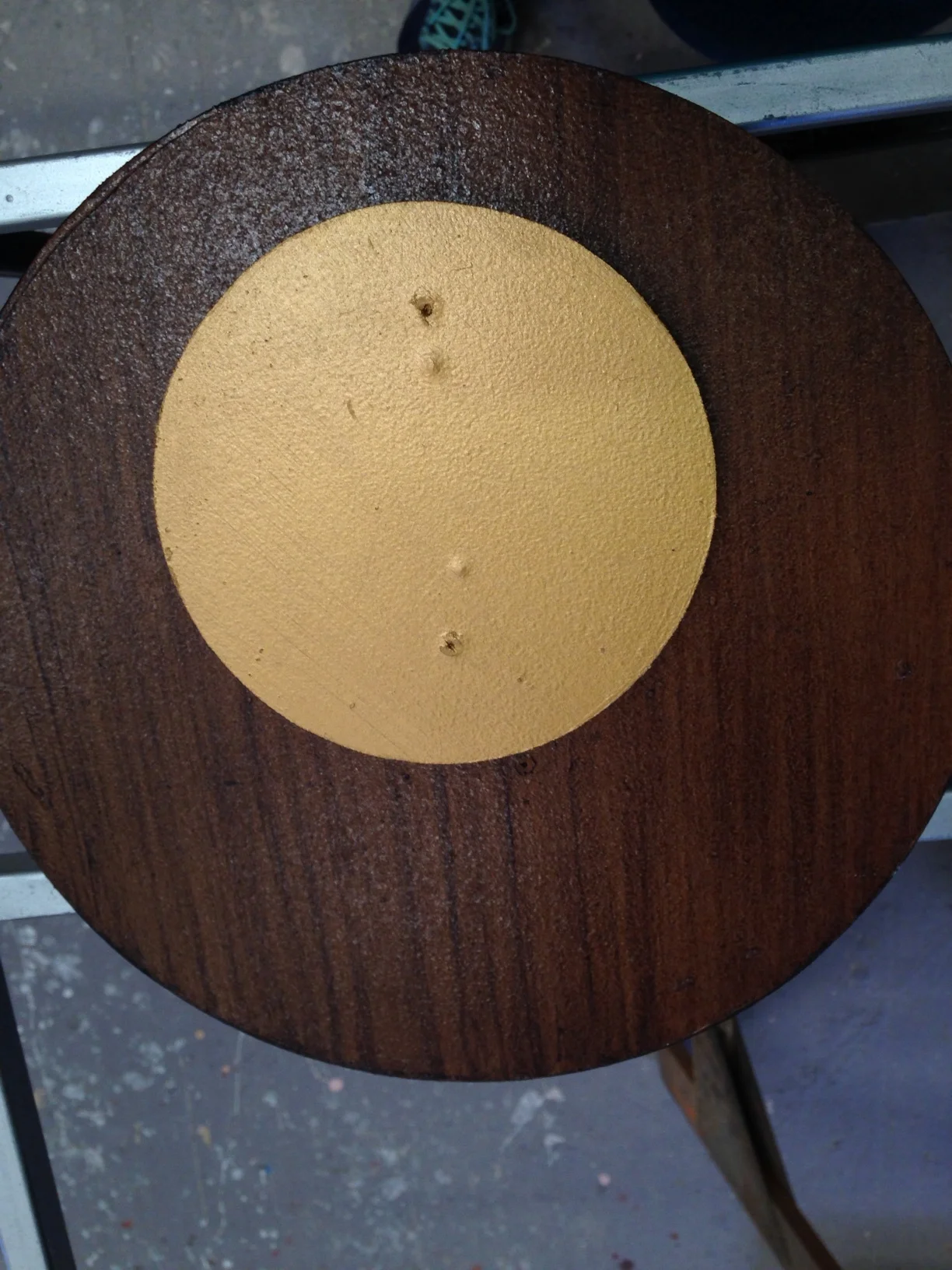  I attached the circles together with screws 