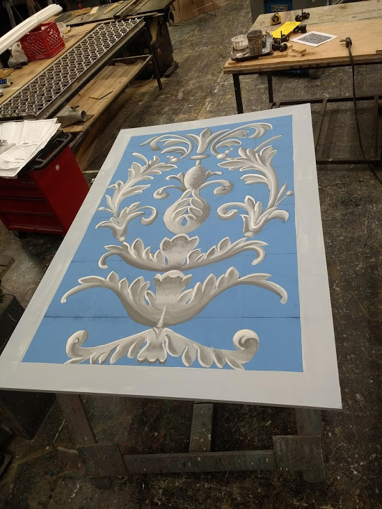  There was going to be a border around the cartouche but I ran out of time 