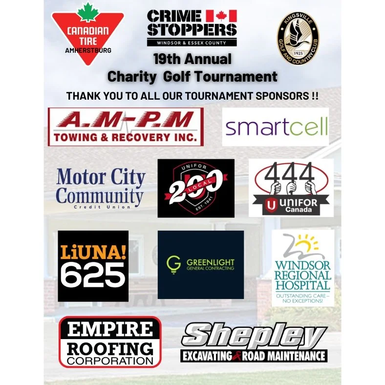 Our Annual Golf Tournament is just 2 weeks away.
I am so grateful to all those Community Partners that sponsored our Event. 
There is no way we could do this without your help and support !

THANK YOU !!!
AM/PM Towing - Platinum Sponsor
Smart Cell - 