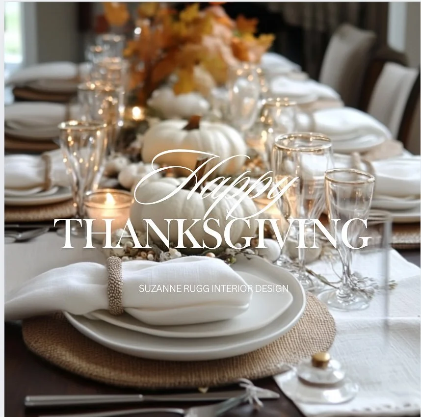 Thankful for all our clients, trades, friends and family. Have a wonderful Thanksgiving Day!