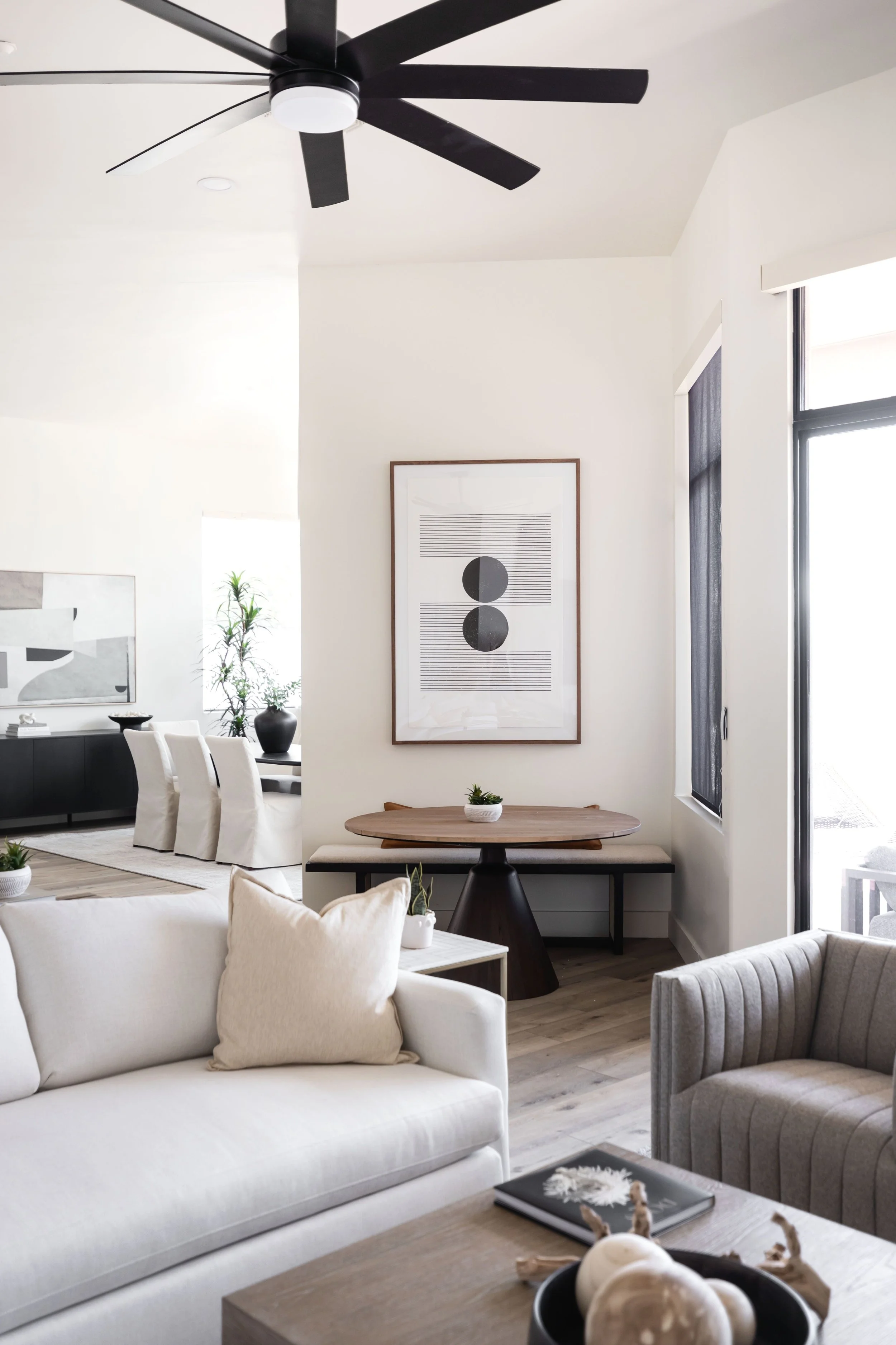 Living and Dining Space Interior Design by Suzanne Rugg Interior Design in Scottsdale, AZ (1).jpg