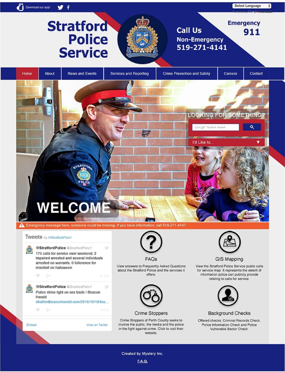 Home Page After