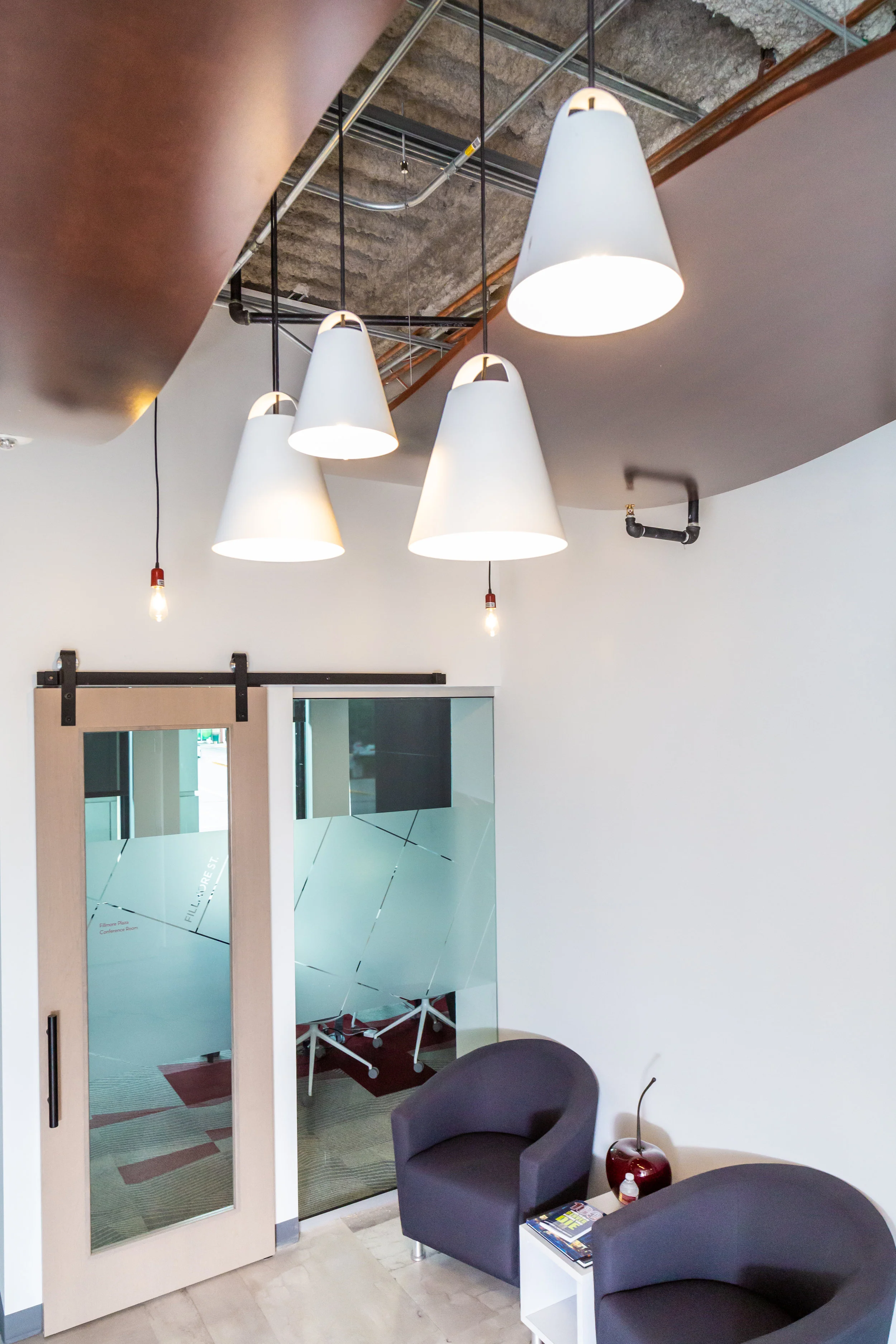 Louis Poulsen, Above Barn Light, Downtown Minimalist Chord Pendant
