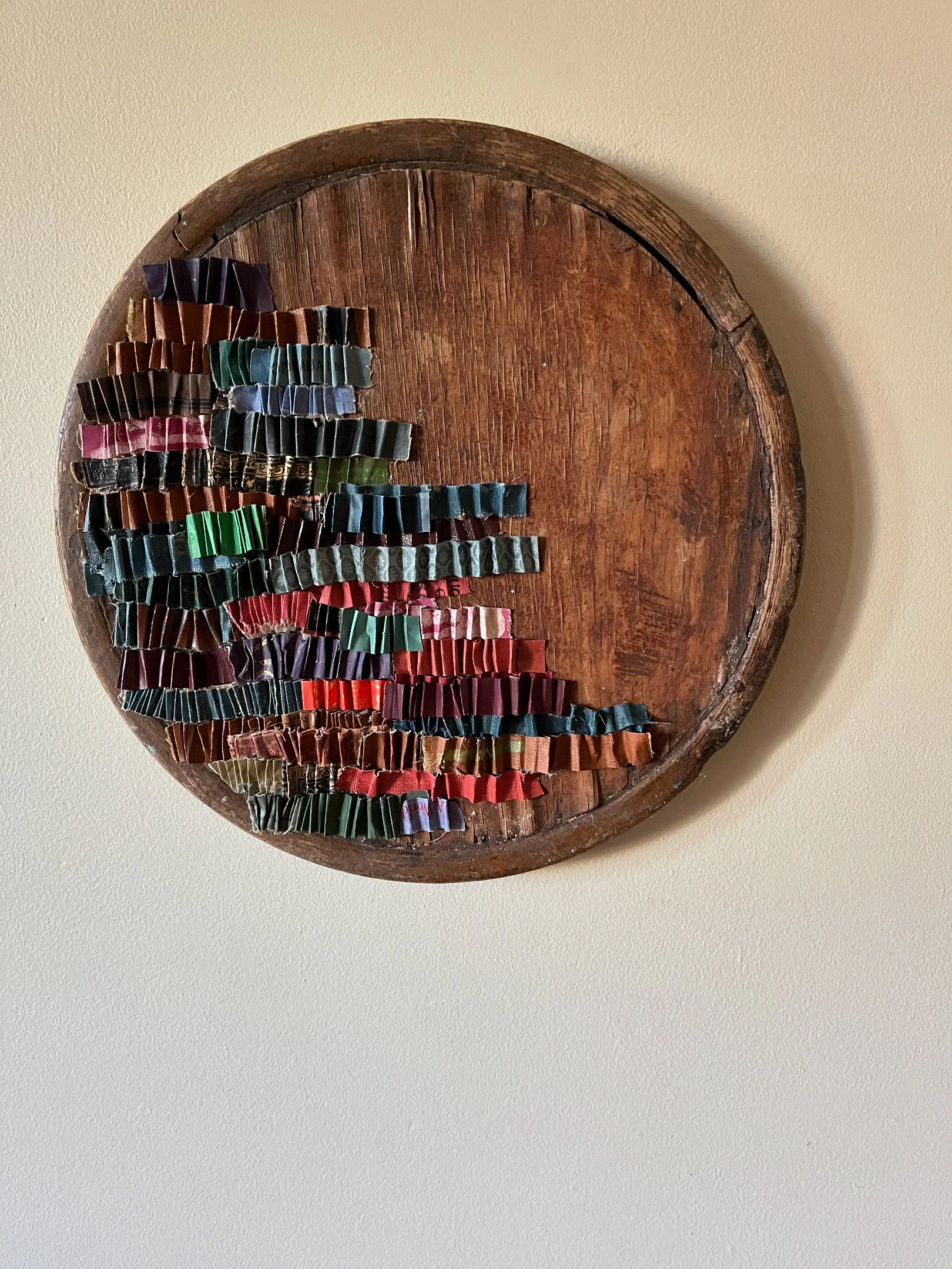 Bentwood Chair seat with Ruffles Study, 2025