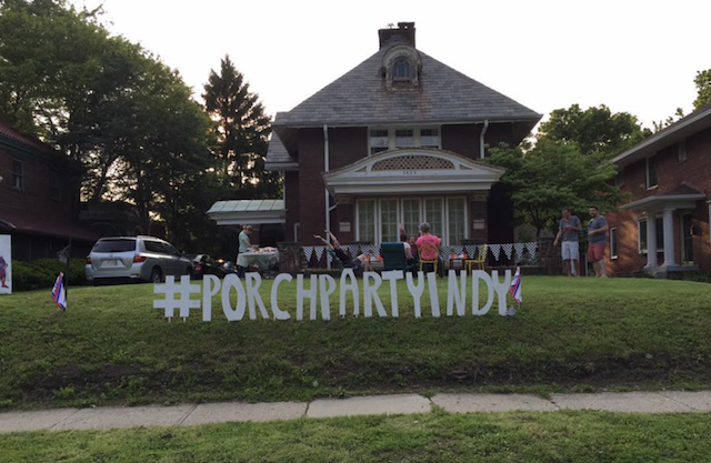 #PorchPartyIndy