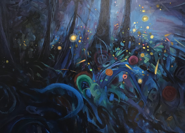 “Enchanted Evening”, Benaiah Cusak. Available at https://www.flickr.com/photos/harrisoncenter/47805377061/in/album-72157678148093067/