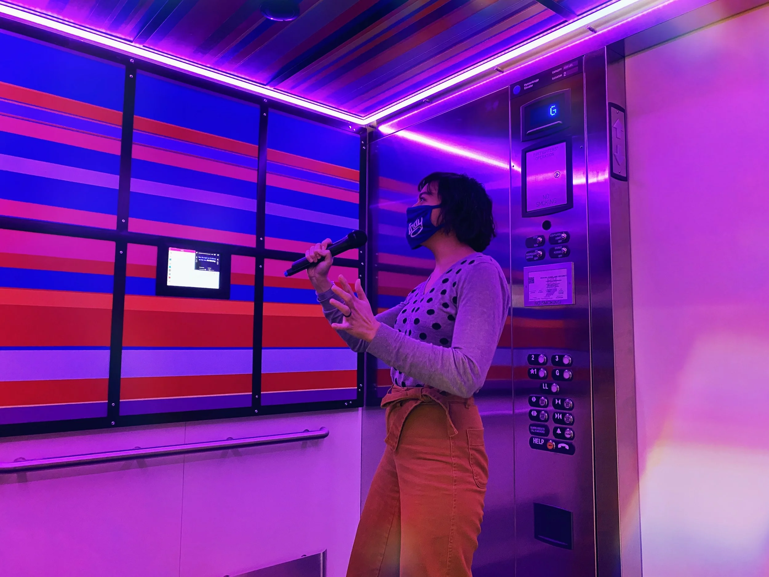 Karaoke Elevator.JPG