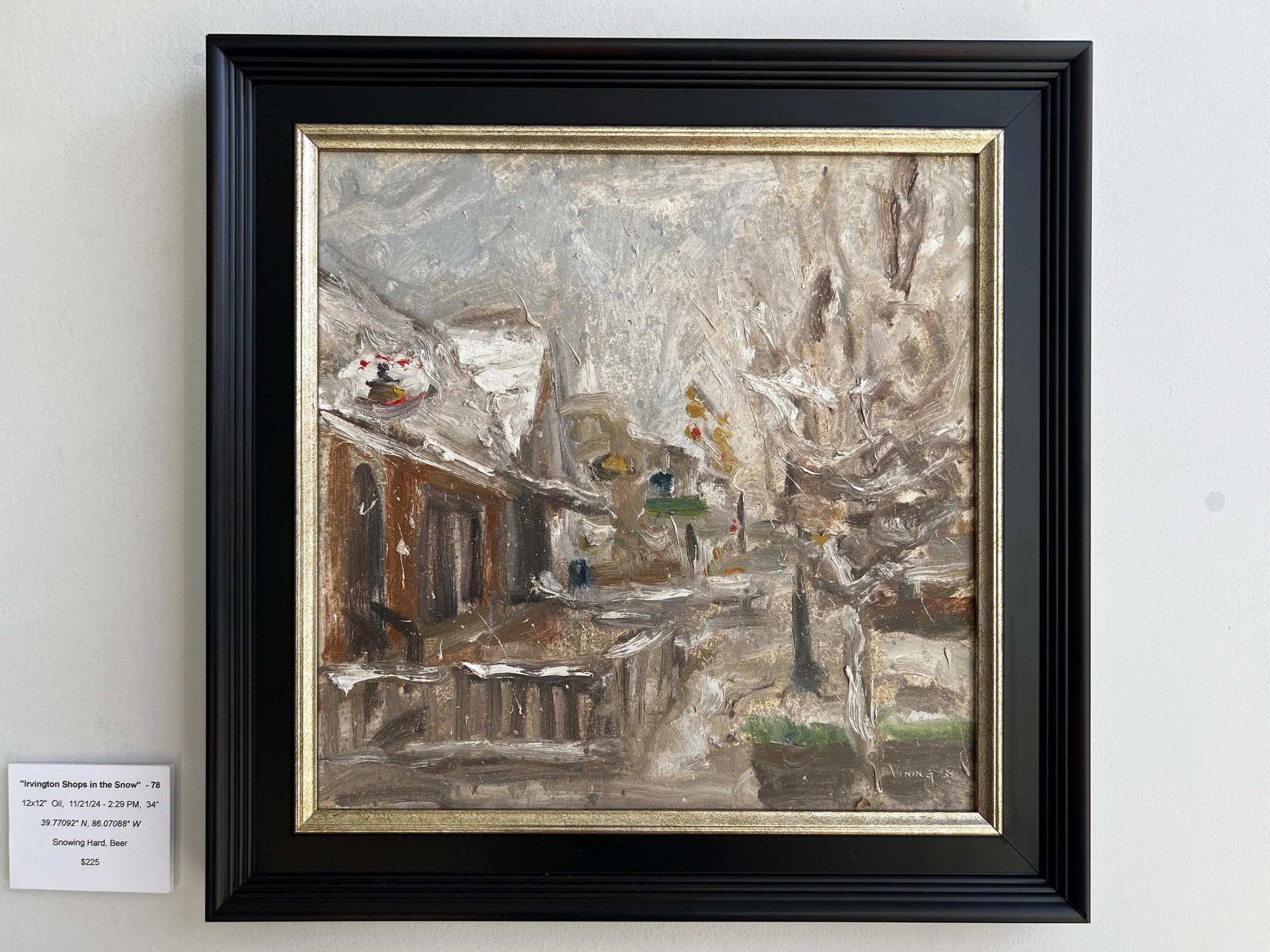 "Wet Wet Snow Day in Irvington"