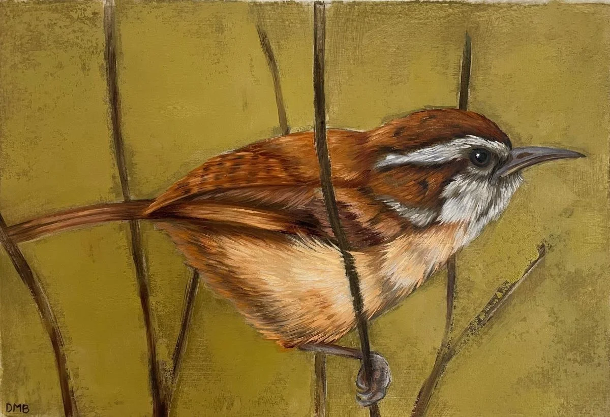 DaryaMBowskill - LittleWren - in11x1x14 - usd550 - CALLFORENTRIESPetConpetthemedgroupshowopensAugust1st2025 - 640431 - 2165998.jpeg