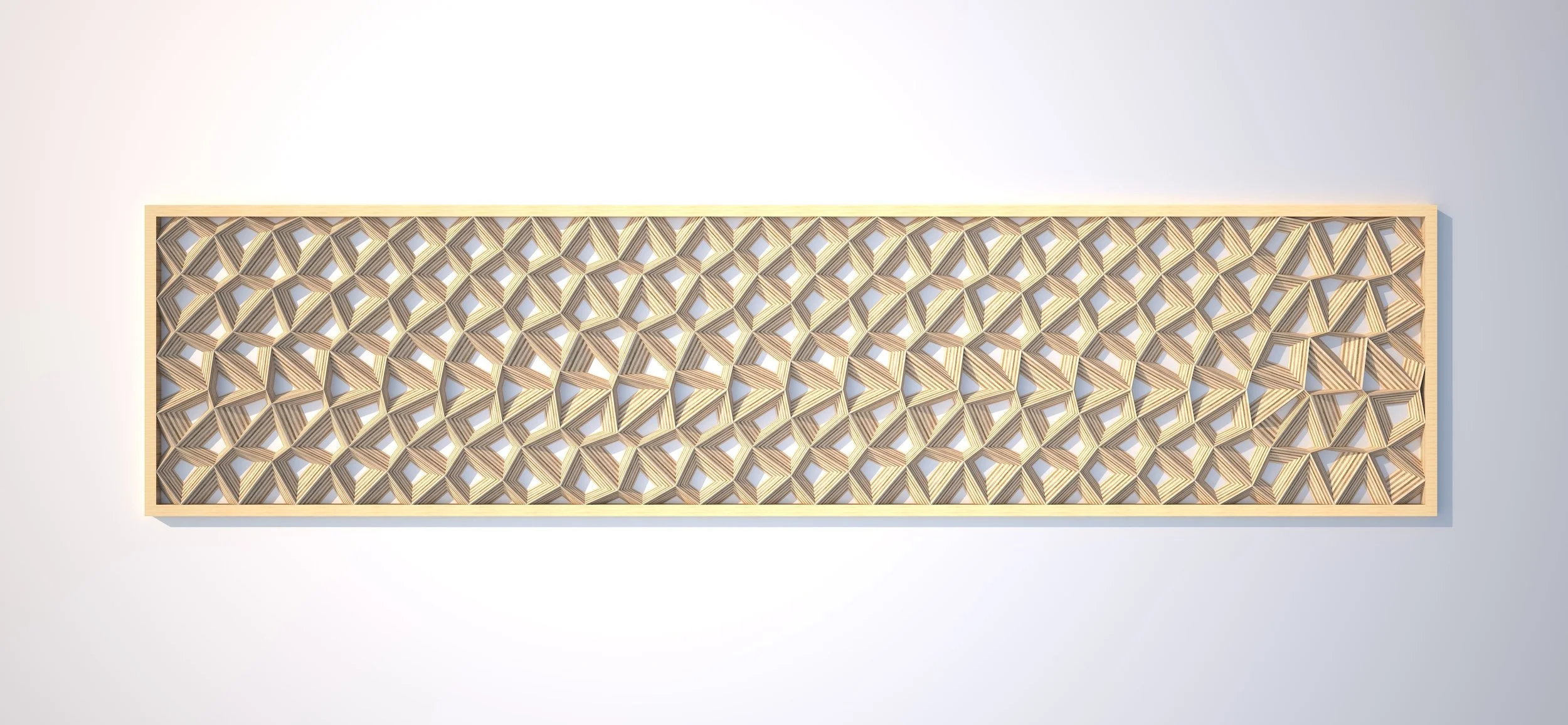 Diamond Grid: Pulled Threads