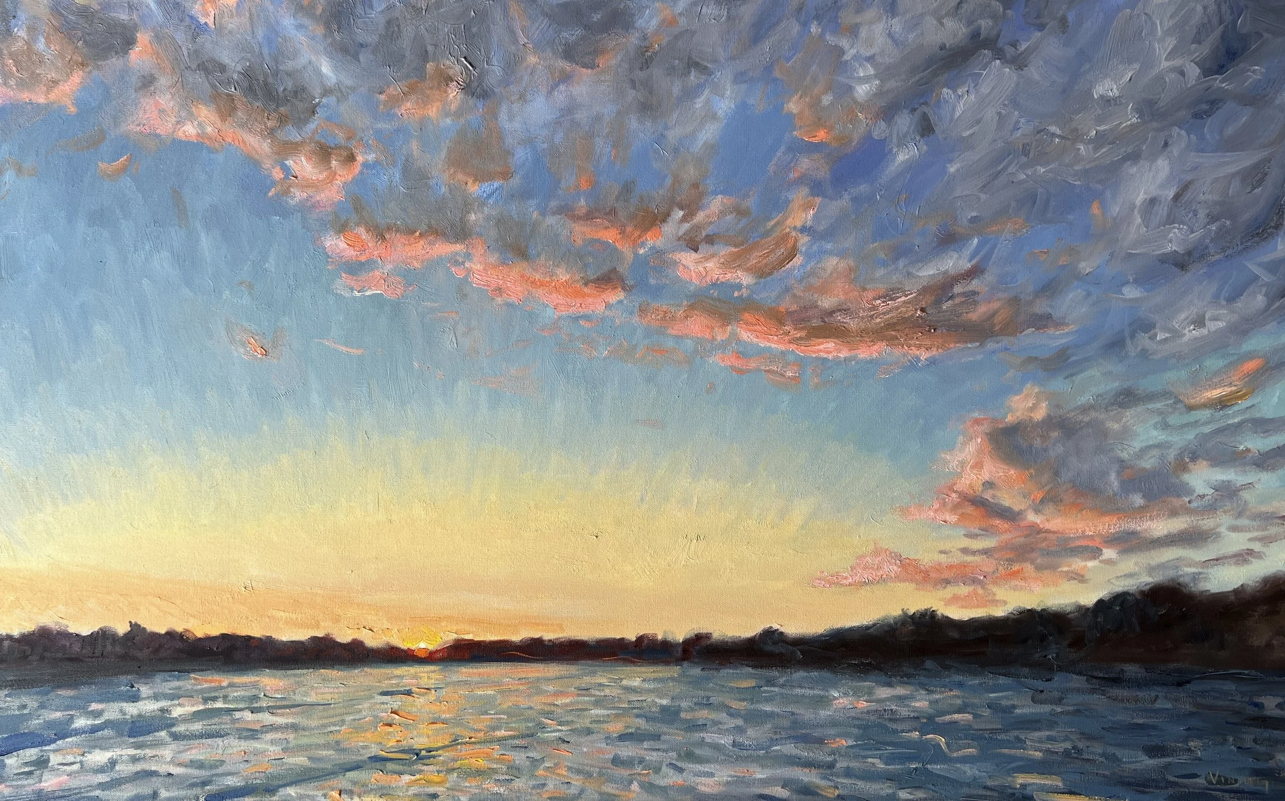 Sunset from the Boat