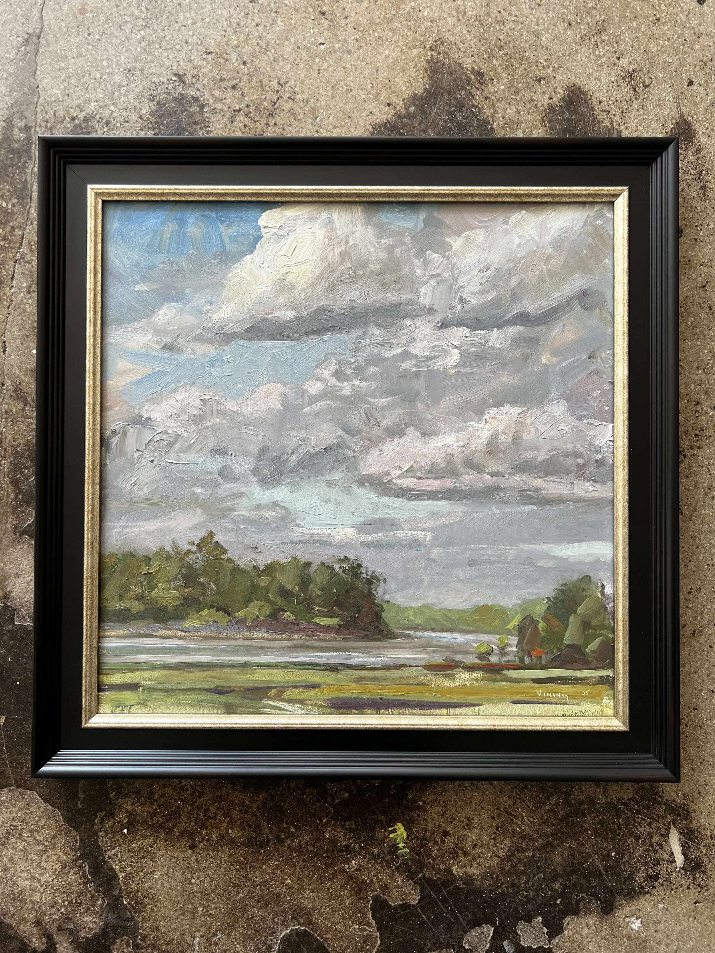 Clouds Rolling over the White River