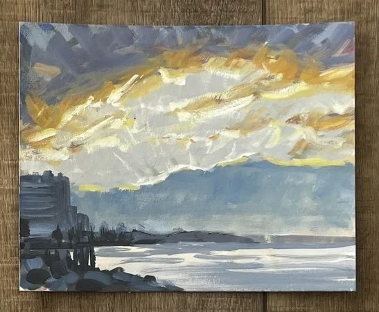 Sunrise over Henry Key on Marco