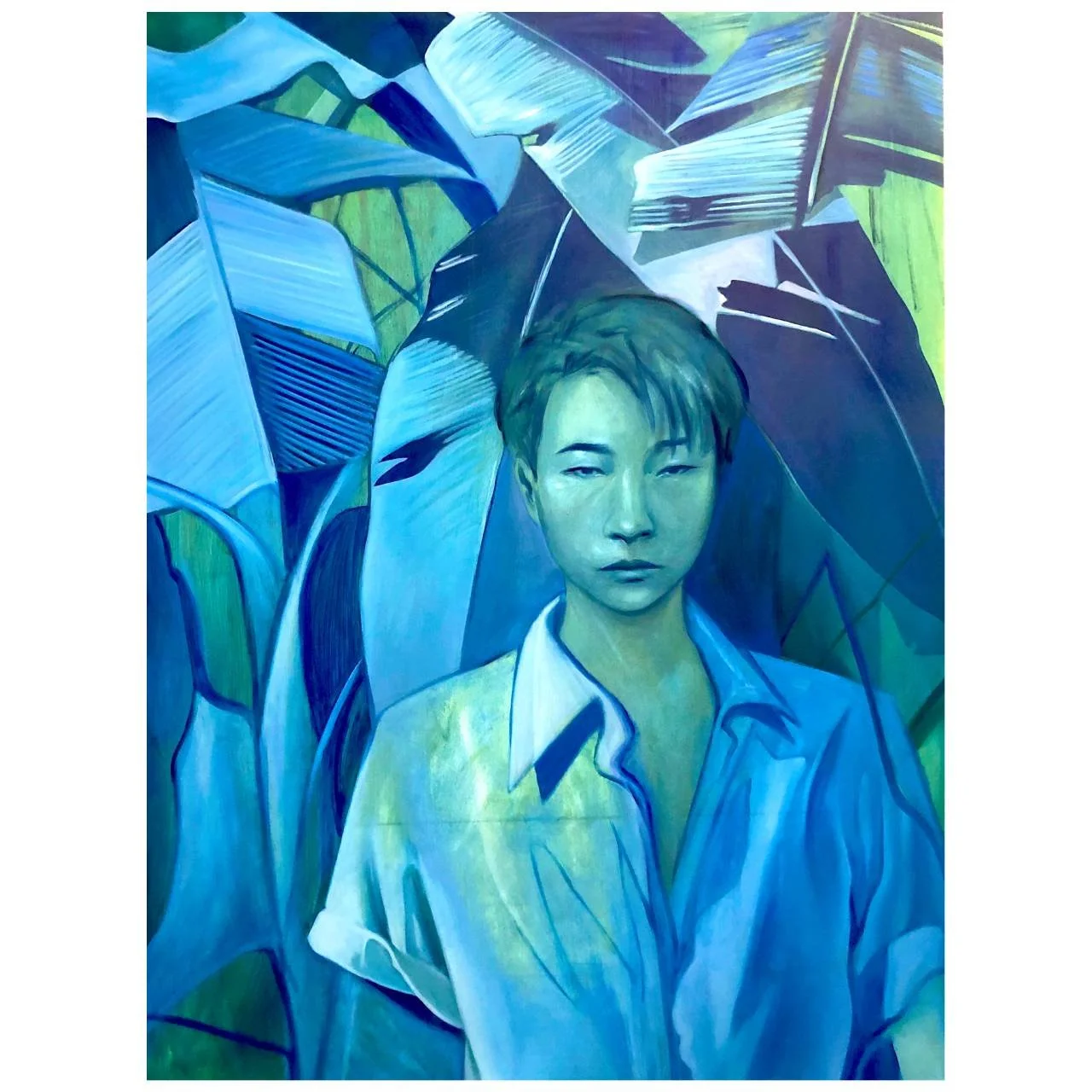 Self Portrait in Blue