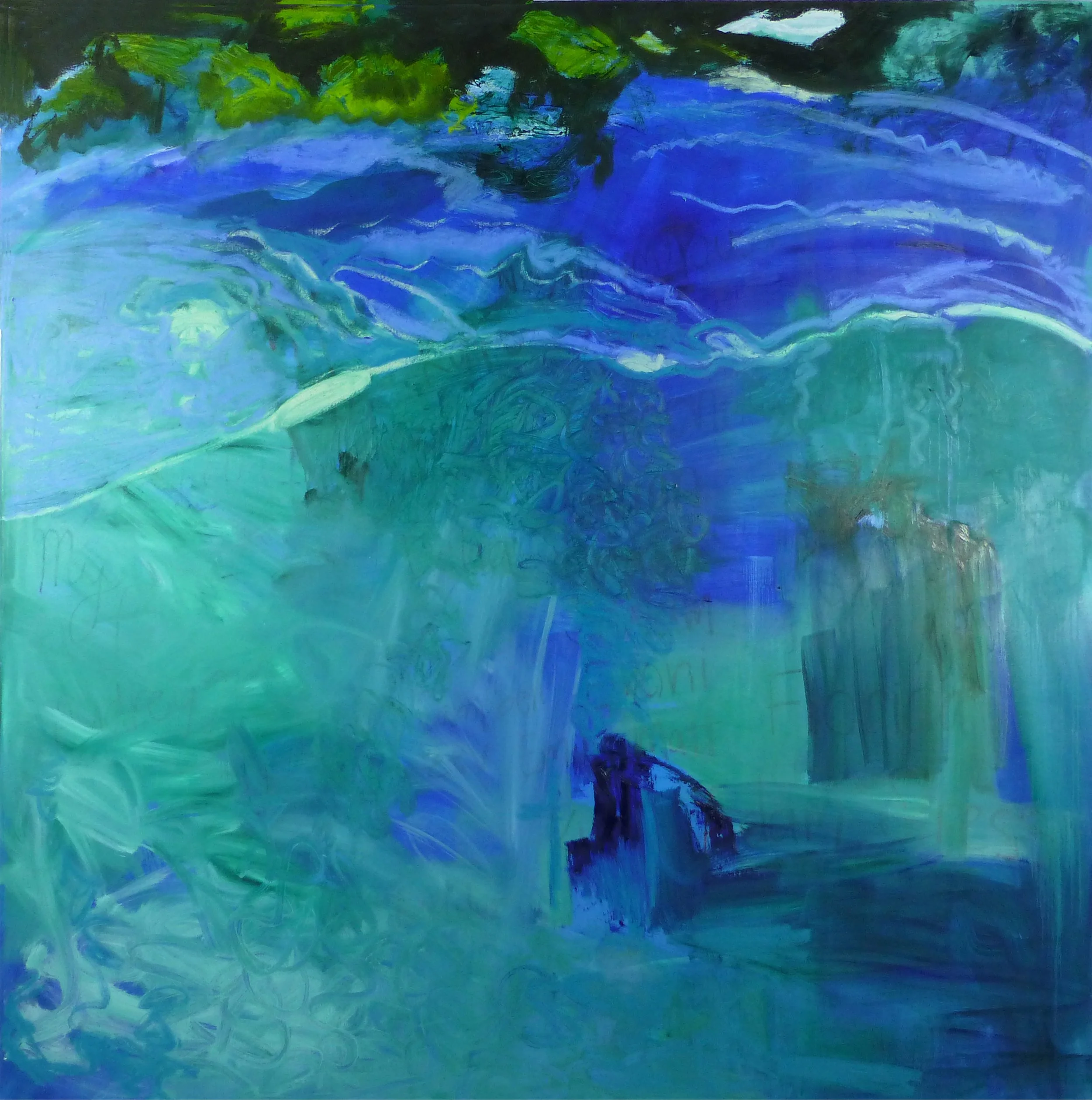 The Forgiving Sea VI- Interactive Painting for Healing