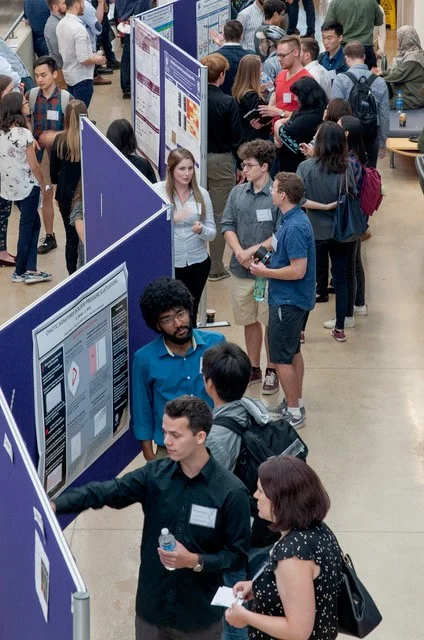 Poster presentations at the Western Synthetic Biology Symposium 3.0. Image courtesy of Dr. Kathleen Hill.