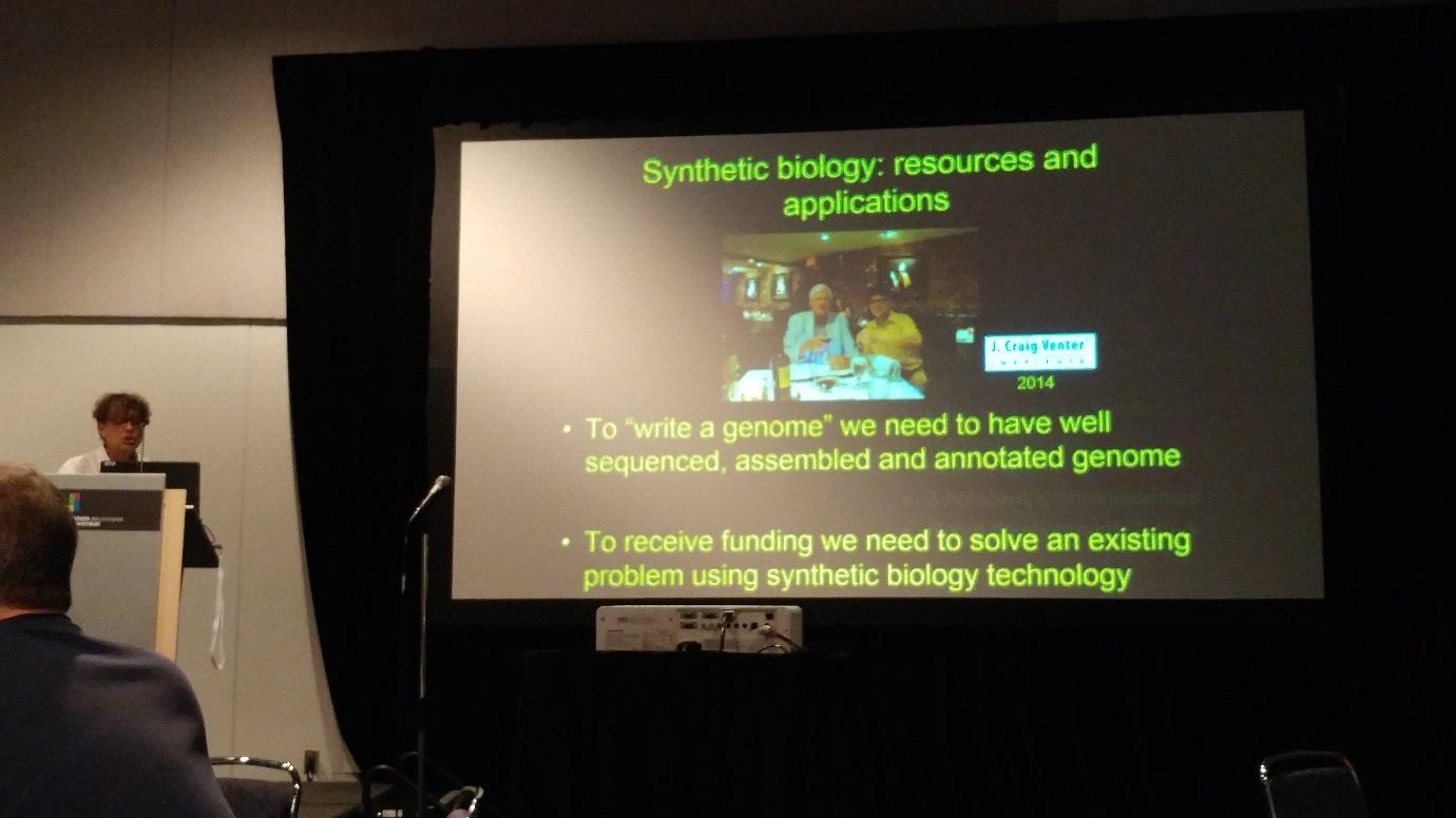Dr. Miodrag Grbic (Western University) brings back the importance of good quality genomic data.