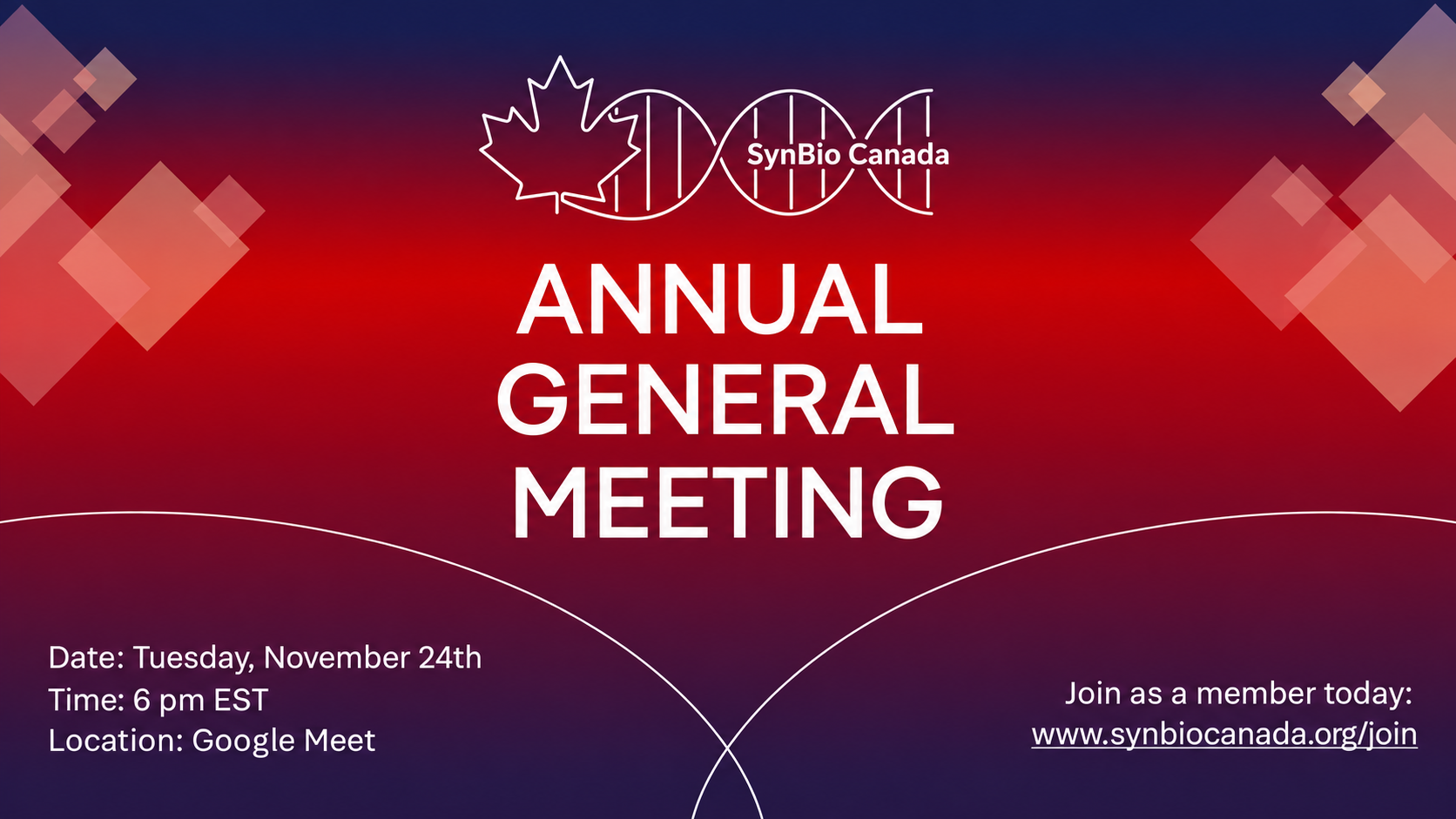 SynBio Canada Sets Nov 24th for Upcoming AGM