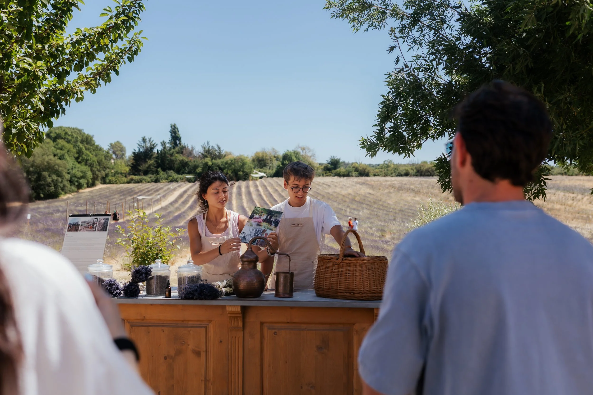 Visite du champ de lavande, Atelier savon et Café Ugo 