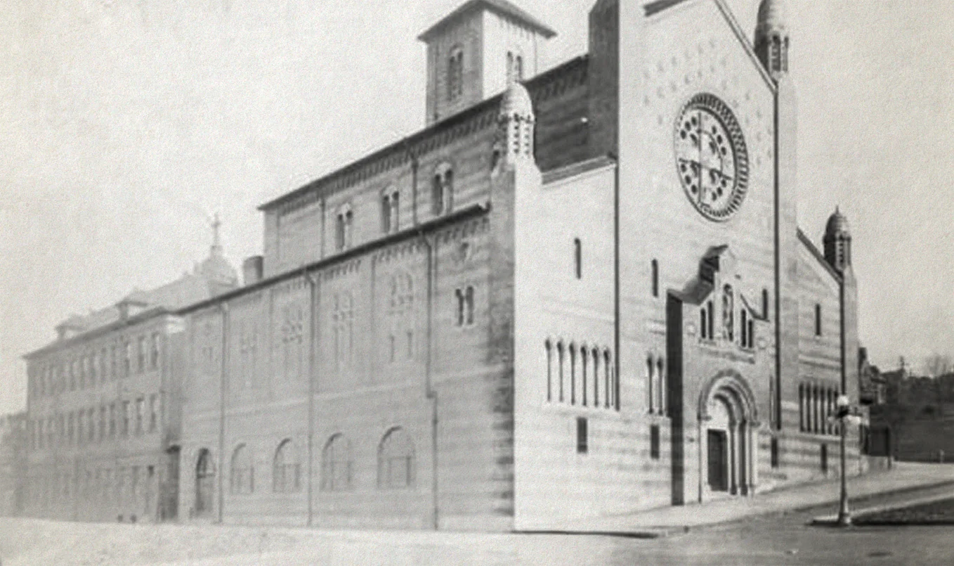 The brick church opened in the late 30's