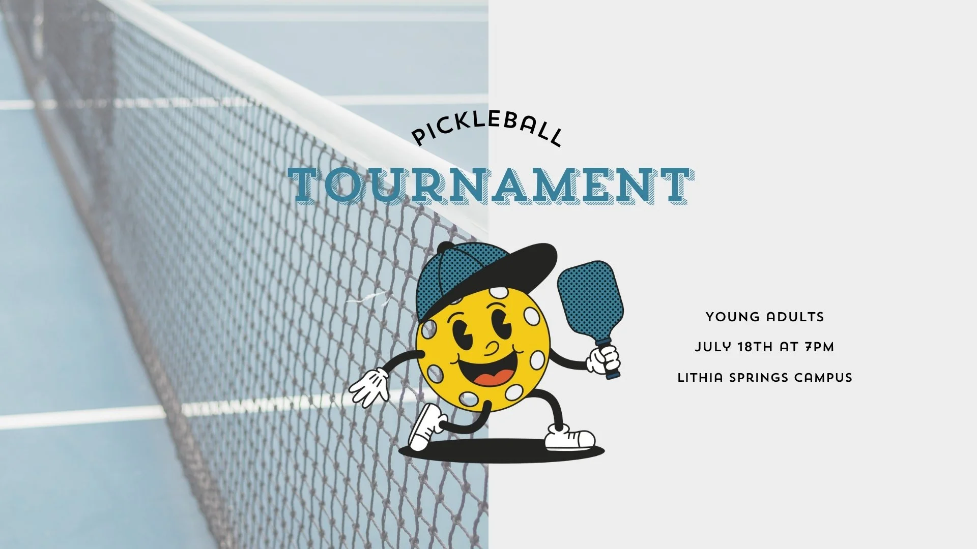 Young Adult Pickle Ball Tournament