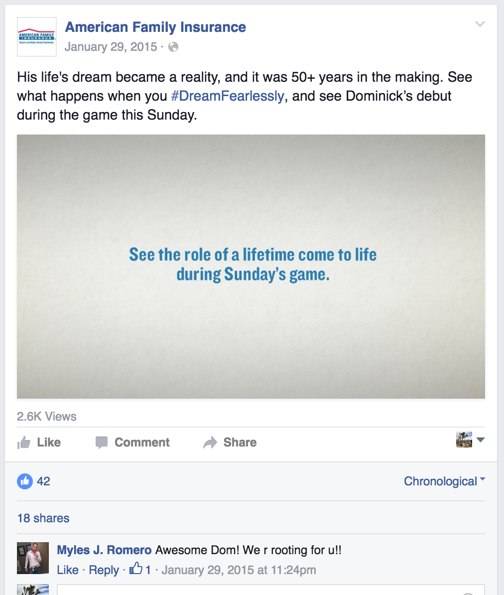 Social Media Content written by Senior Copywriter Heather Racine in Madison, WI