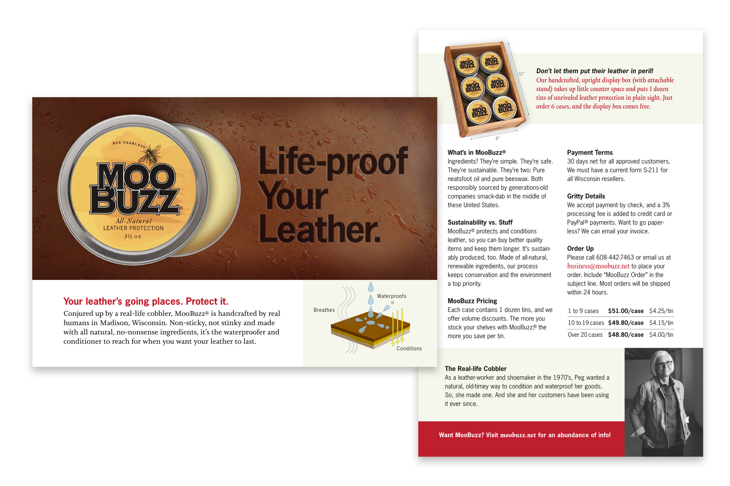 MooBuzz® print materials written by Copywriter Heather Racine in Madison, WI