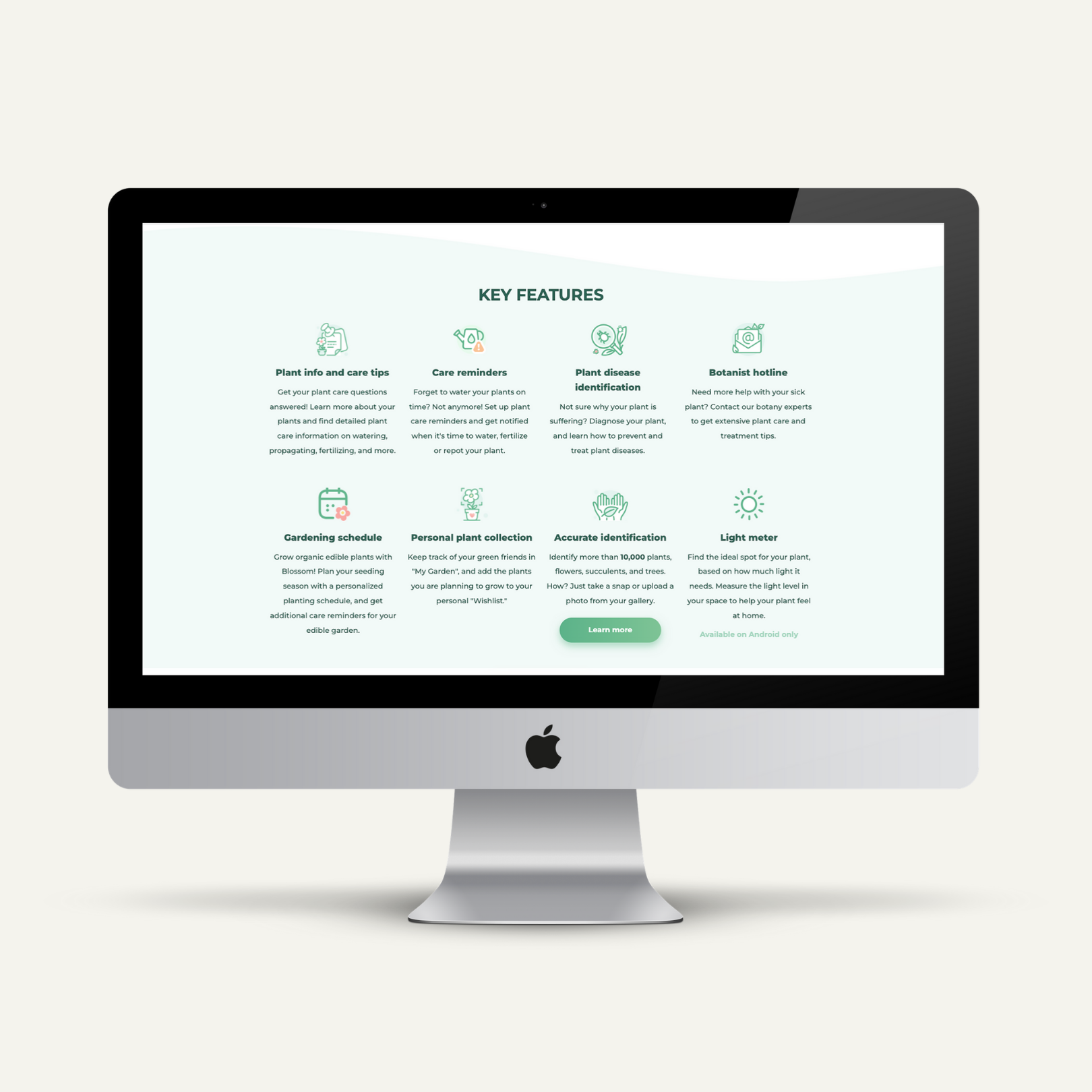 App copy written by Copywriter Heather Racine in Madison, WI